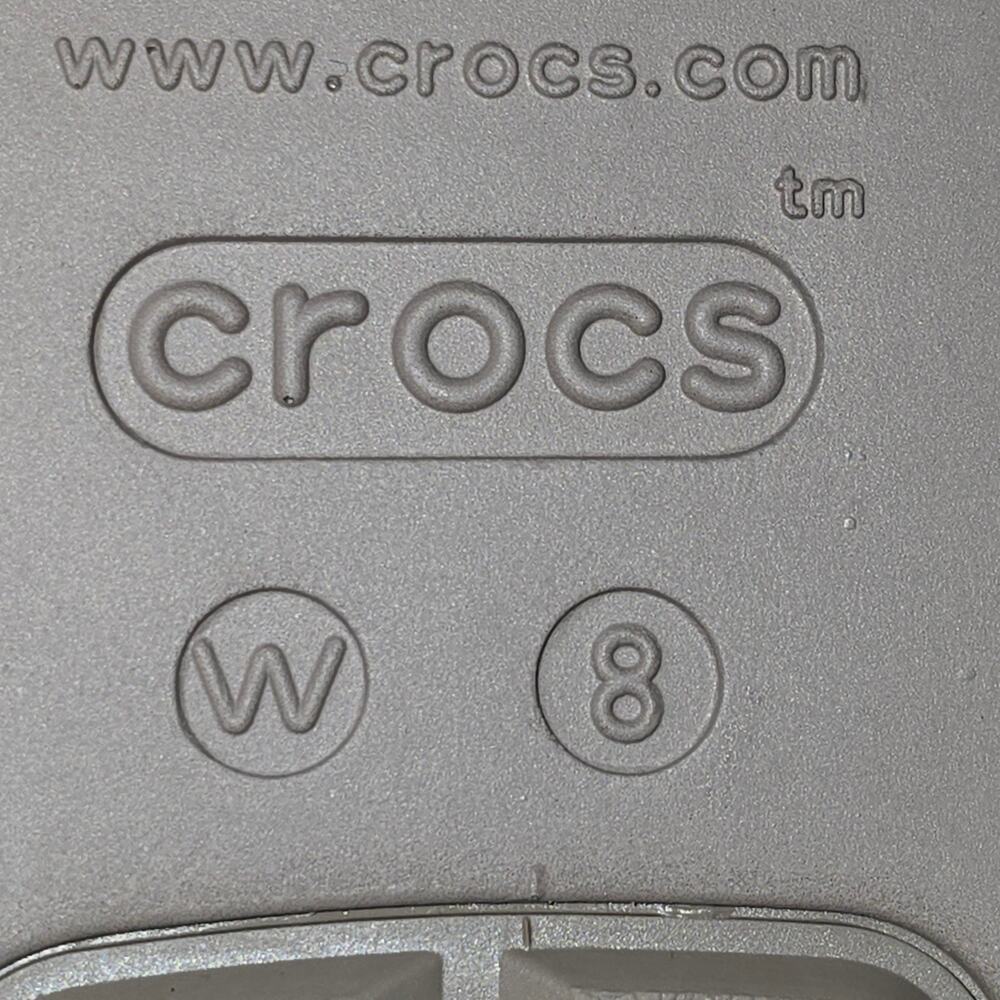 Crocs Women's Brooklyn Low Wedge Sandals Purple/Beige, Size 8 - Picture 6 of 6